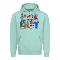 Seafoam that's my lady 4th of july Zipper Hoodie - Zillion Design Studio