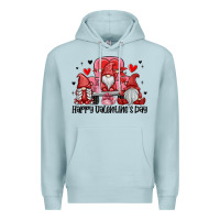 Blue Mist happy valentine's day Premium Hoodie - MaliasSmallBusiness