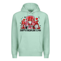 Seafoam happy valentine's day Premium Hoodie - MaliasSmallBusiness
