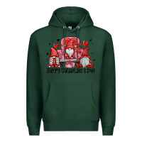 Sports Green happy valentine's day Premium Hoodie - MaliasSmallBusiness