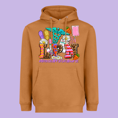 Easter Lpn Licensed Practical Nurse Heavyweight Hoodie Designed By Adodesignshop