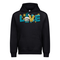 Black love winter gnome Urban Hoodie - NancyCooperArtShop
