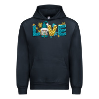 Navy love winter gnome Urban Hoodie - NancyCooperArtShop