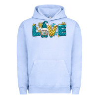 Pigment Grape Ice love winter gnome Urban Hoodie - NancyCooperArtShop