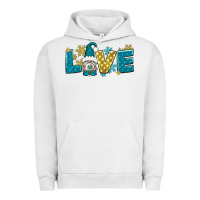 Pigment Lunar Rock love winter gnome Urban Hoodie - NancyCooperArtShop