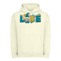 Pigment Pistachio love winter gnome Urban Hoodie - NancyCooperArtShop