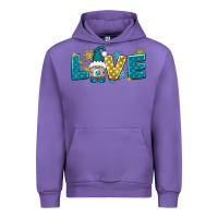 Tulip love winter gnome Urban Hoodie - NancyCooperArtShop