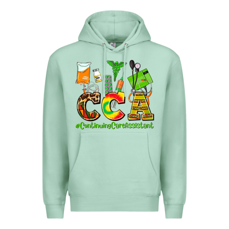 Cca  Countinuing Care Assistant Juneteenth Premium Hoodie by AdoDesignShop | Teevron