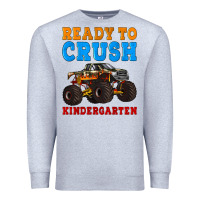 Heather Grey ready to crush kindergarten Premium Sweatshirt - Artiststas