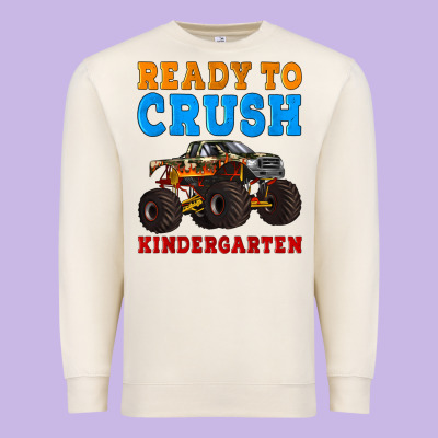 Ready To Crush Kindergarten Premium Sweatshirt Designed By Artiststas