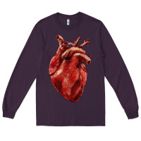 Plum Anatomical heart Long Sleeve Tee - RanaPortraitStore