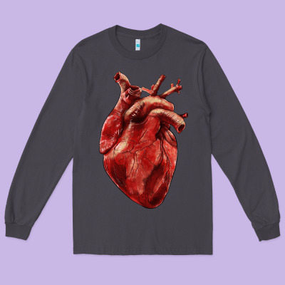 Long Sleeve Tee Anatomical heart