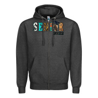 Charcoal Heather western senior 2022 Zipper Hoodie - RanaPortraitStore