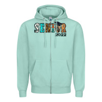 Seafoam western senior 2022 Zipper Hoodie - RanaPortraitStore