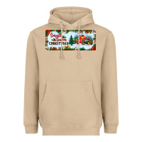 Mushroom small town christmas Heavyweight Hoodie - BundleAndBundleShop