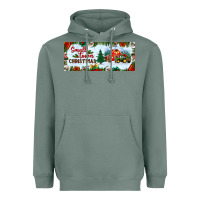 Sage small town christmas Heavyweight Hoodie - BundleAndBundleShop