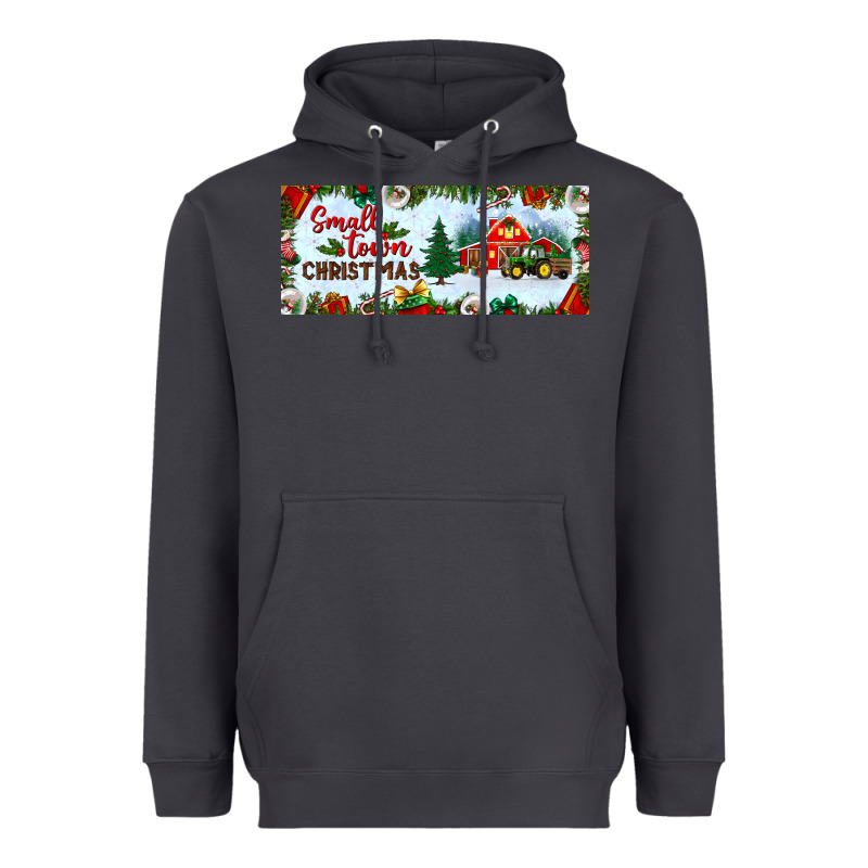 Small Town Christmas Heavyweight Hoodie by BundleAndBundleShop | Teevron