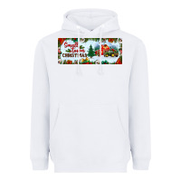 White small town christmas Heavyweight Hoodie - BundleAndBundleShop