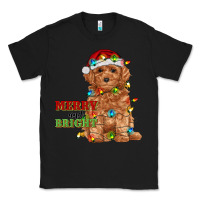Black merry and bright toy poodle Classic Tee - RanaPortraitStore