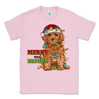 Bubblegum Pink merry and bright toy poodle Classic Tee - RanaPortraitStore