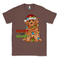 Chestnut merry and bright toy poodle Classic Tee - RanaPortraitStore