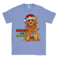 Colony Blue merry and bright toy poodle Classic Tee - RanaPortraitStore