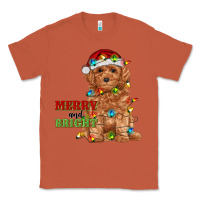 Copper merry and bright toy poodle Classic Tee - RanaPortraitStore