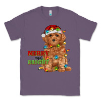 Merry And Bright Toy Poodle Classic Tee | Teevron