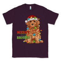 Plum merry and bright toy poodle Classic Tee - RanaPortraitStore