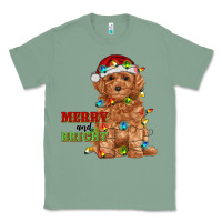 Sage merry and bright toy poodle Classic Tee - RanaPortraitStore