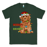 Sports Green merry and bright toy poodle Classic Tee - RanaPortraitStore