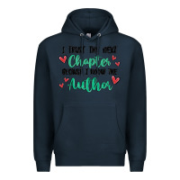 Navy capter author Premium Hoodie - MaliasSmallBusiness
