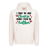 Pale Pink capter author Premium Hoodie - MaliasSmallBusiness