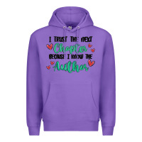 Purple capter author Premium Hoodie - MaliasSmallBusiness