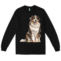 Black Australian shepherd Long Sleeve Tee - RanaPortraitStore