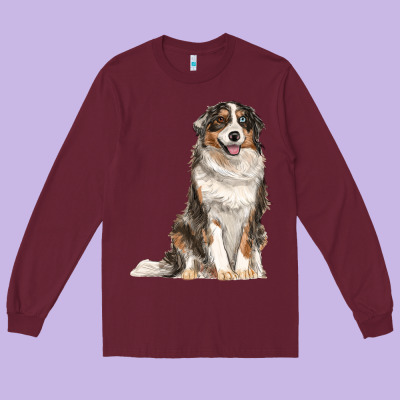Long Sleeve Tee Australian shepherd