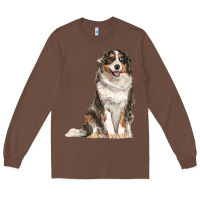 Chestnut Australian shepherd Long Sleeve Tee - RanaPortraitStore