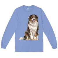 Colony Blue Australian shepherd Long Sleeve Tee - RanaPortraitStore
