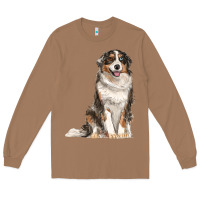 Toasted Coconut Australian shepherd Long Sleeve Tee - RanaPortraitStore