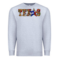 Heather Grey texas christmas Premium Sweatshirt - JahusDesignShop