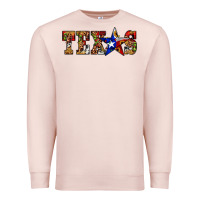 Pale Pink texas christmas Premium Sweatshirt - JahusDesignShop