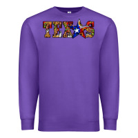 Purple texas christmas Premium Sweatshirt - JahusDesignShop