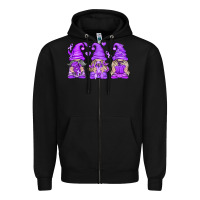 Black Domestic Violence Warrior Gnomes Zipper Hoodie - texasbilliewilder