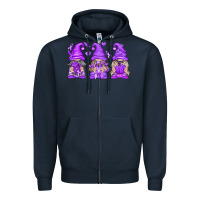 Navy Domestic Violence Warrior Gnomes Zipper Hoodie - texasbilliewilder