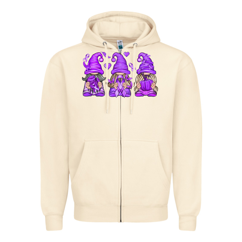 Domestic Violence Warrior Gnomes Zipper Hoodie by texasbilliewilder | Teevron