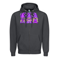 Smoke Domestic Violence Warrior Gnomes Zipper Hoodie - texasbilliewilder
