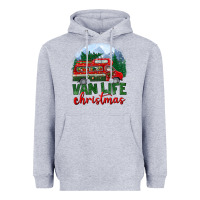 Heather Grey van life christmas Heavyweight Hoodie - BundleAndBundleShop