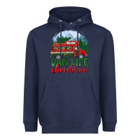 Navy van life christmas Heavyweight Hoodie - BundleAndBundleShop