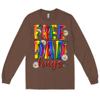 Chestnut free dad hugs Long Sleeve Tee - texasbilliewilder