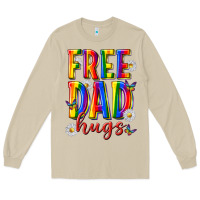 Mushroom free dad hugs Long Sleeve Tee - texasbilliewilder